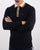 Gabicci Vintage Bretton knitted Polo Navy