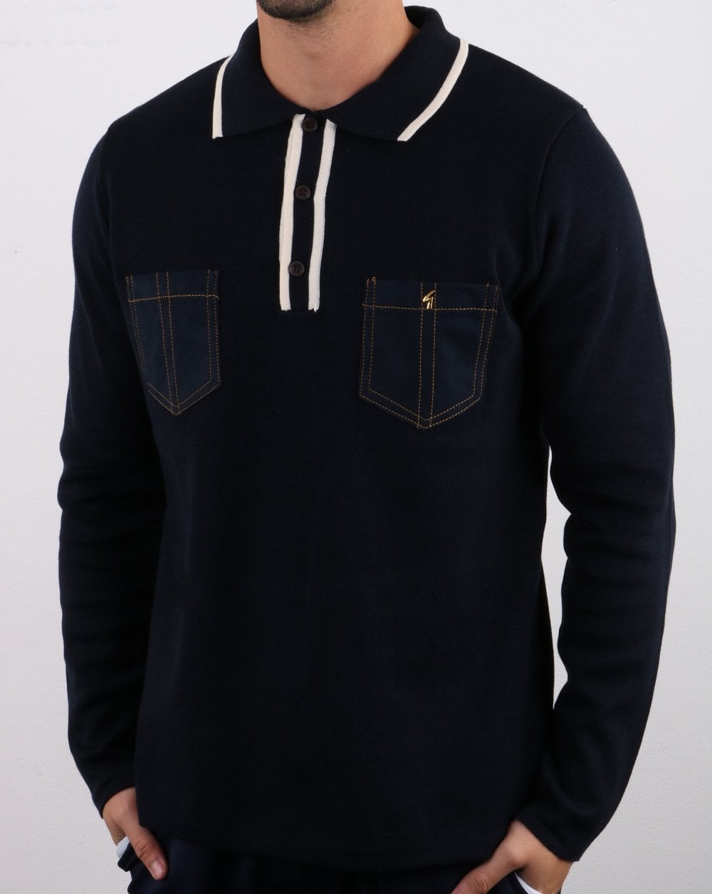 Gabicci Vintage Hatchet Poloshirt Marineblau