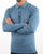 Gabicci Vintage Francesco Knitted Polo Shirt Cadet