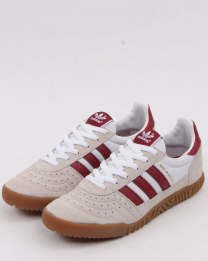 Adidas Indoor Super Trainers Weiß/Burgund