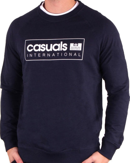 Weekend Offender Casual International Sweatshirt Marineblau