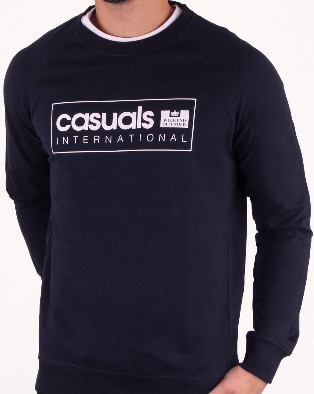 Weekend Offender Casual International Sweatshirt Marineblau