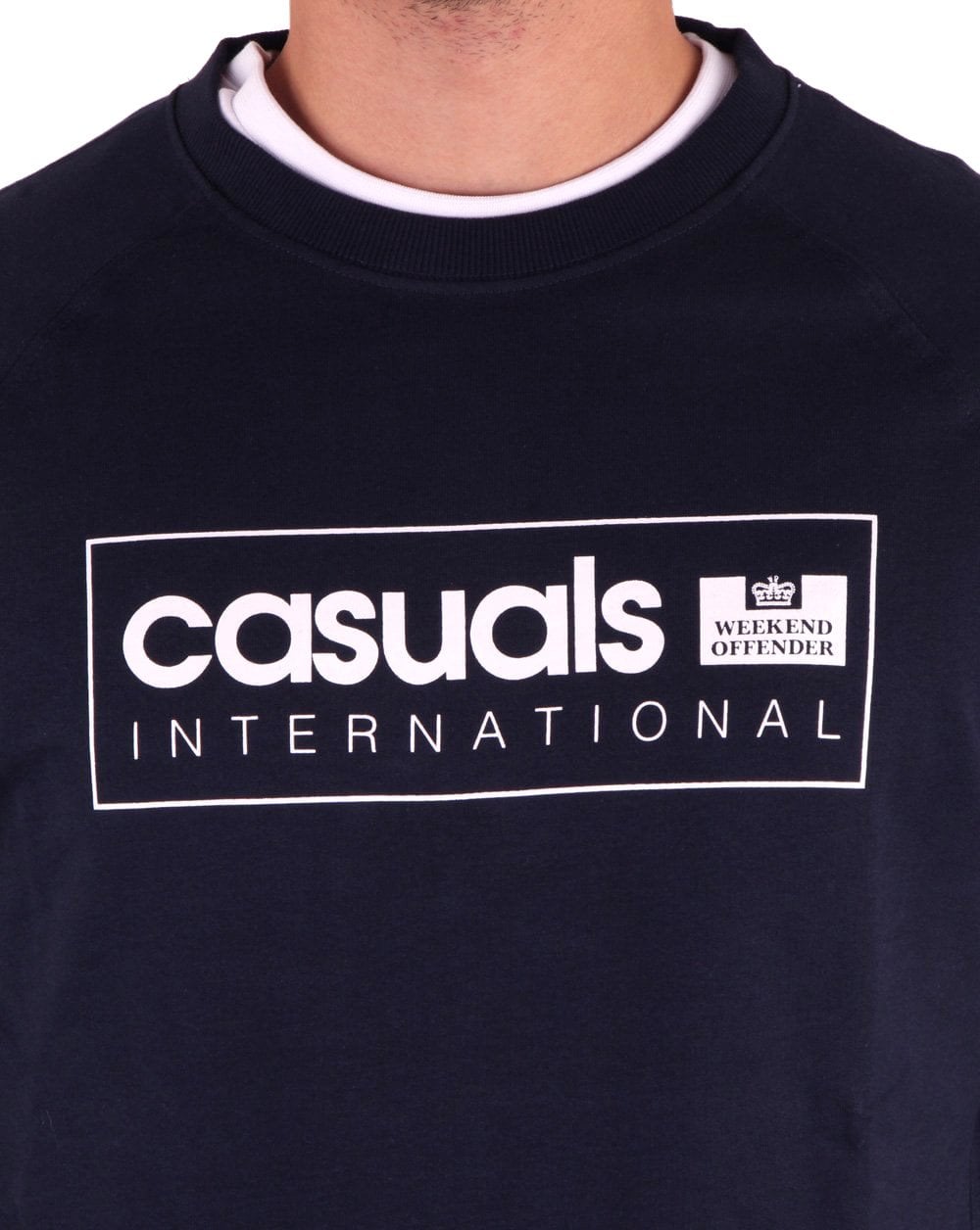 Weekend Offender Casual International Sweatshirt Marineblau