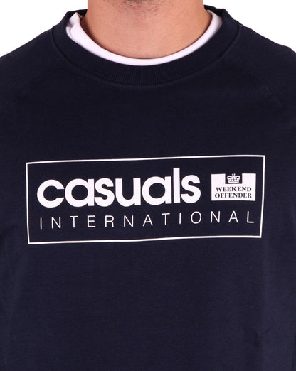 Weekend Offender Casual International Sweatshirt Marineblau
