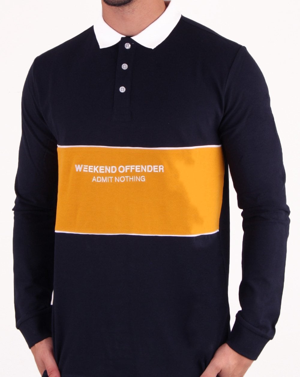 Weekend Offender Merida Poloshirt, Marineblau