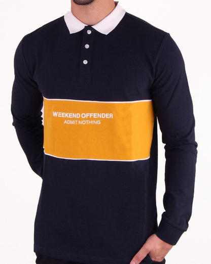 Weekend Offender Merida Poloshirt, Marineblau