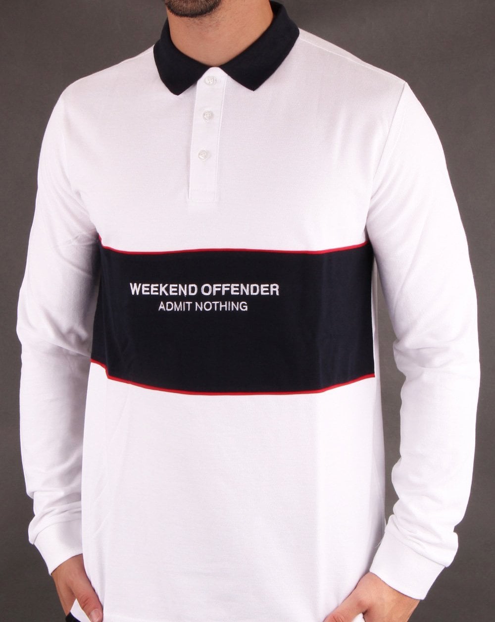 Weekend Offender Merida Poloshirt Weiß