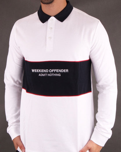Weekend Offender Merida Poloshirt Weiß