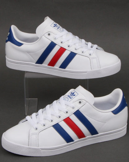 Adidas Coast Star Sneakers Weiß/Royalblau/Rot