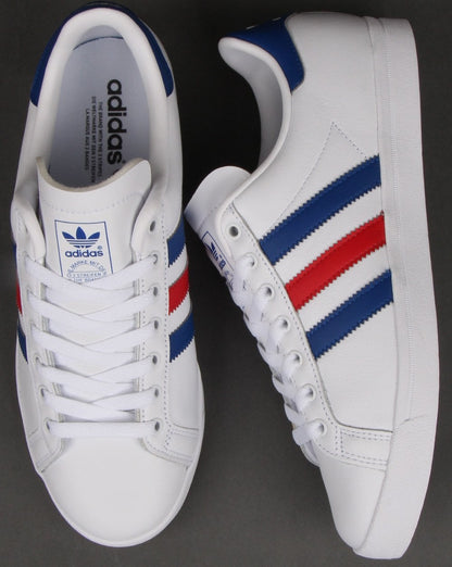 Adidas Coast Star Sneakers Weiß/Royalblau/Rot