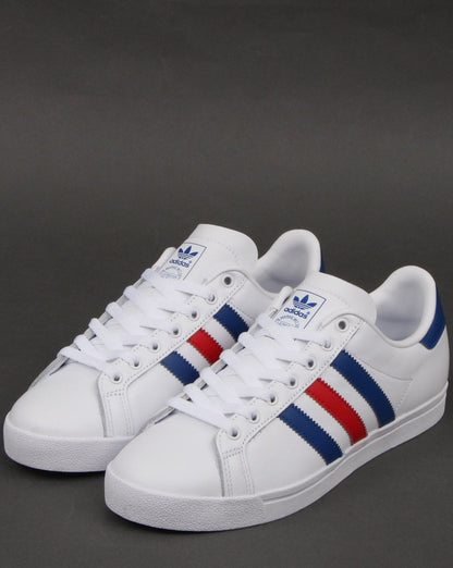 Adidas Coast Star Sneakers Weiß/Royalblau/Rot