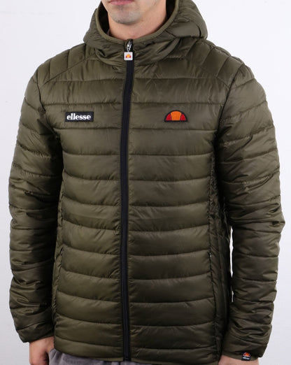 Ellesse – Wattierte Jacke in Khaki