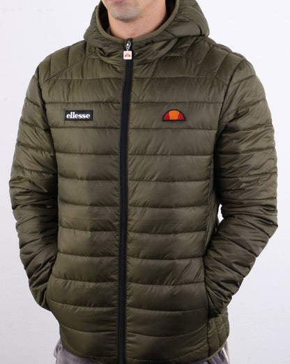 Ellesse – Wattierte Jacke in Khaki