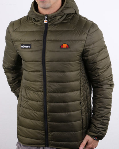 Ellesse – Wattierte Jacke in Khaki