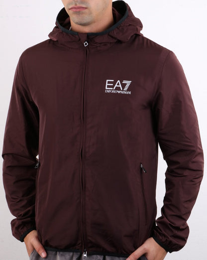 Emporio Armani EA7 Bomberjacke Dunkelburgunder