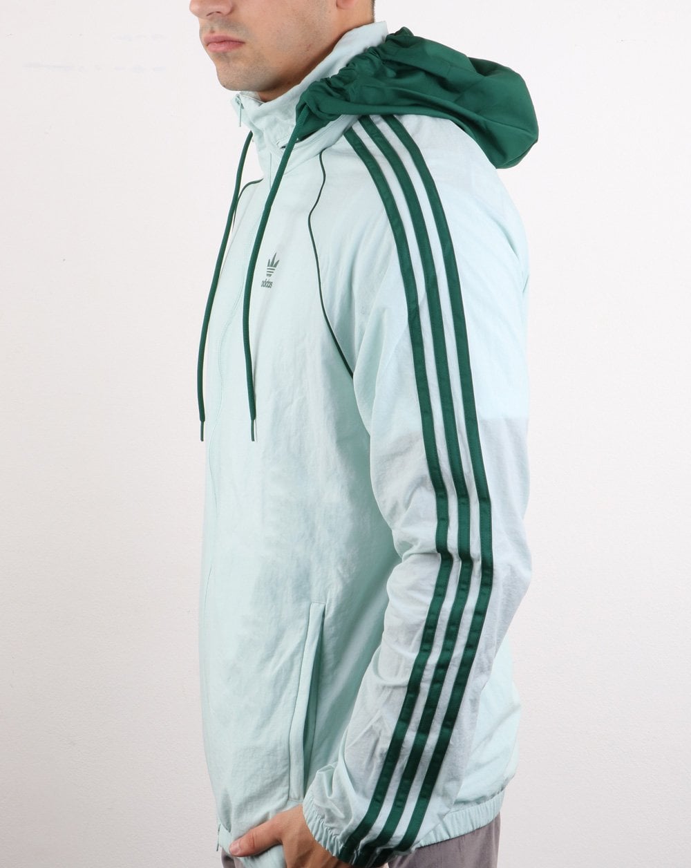 Adidas Originals Superstar Windbreaker Dampfgrün