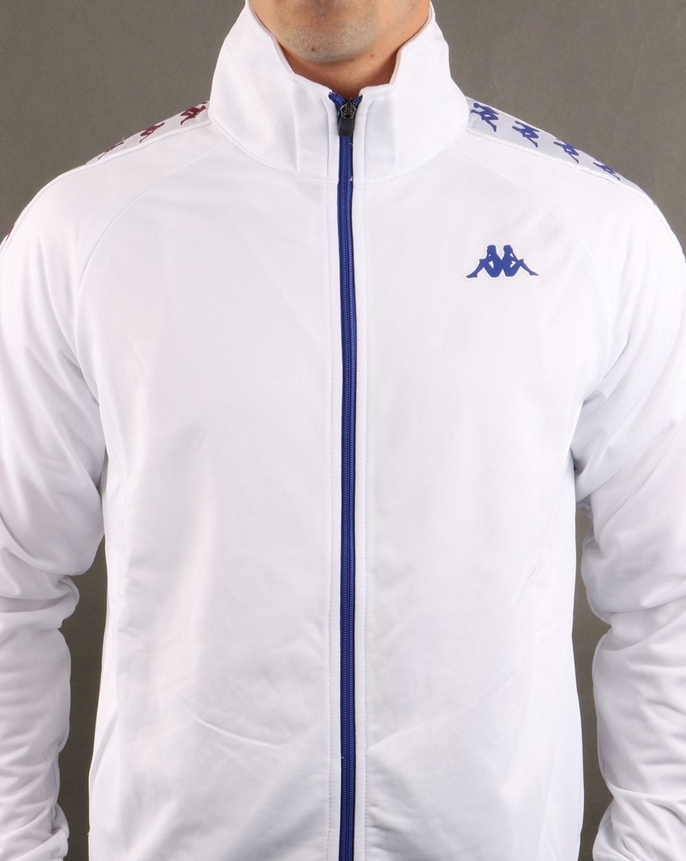 Kappa Anniston Banda Jacke Weiß/Violett/Marineblau