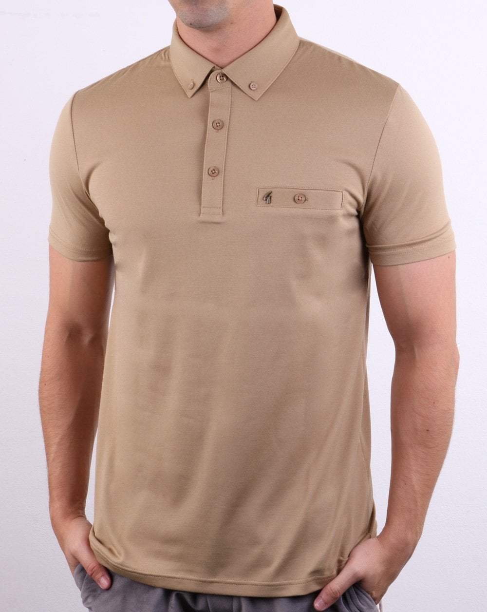 Gabicci Vintage Poloshirt Hafer