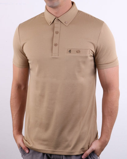 Gabicci Vintage Poloshirt Hafer