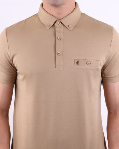 Gabicci Vintage Poloshirt Hafer