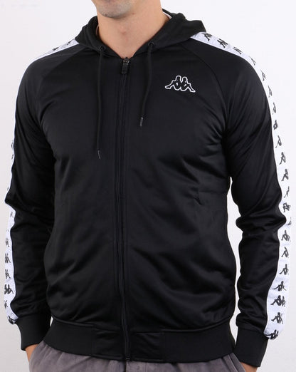 Kappa Banda Zudai Slim Jacke Schwarz/Weiß