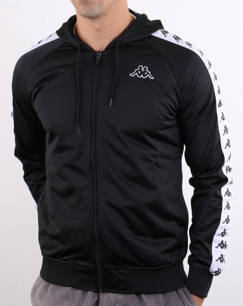 Kappa Banda Zudai Slim Jacket Black/White