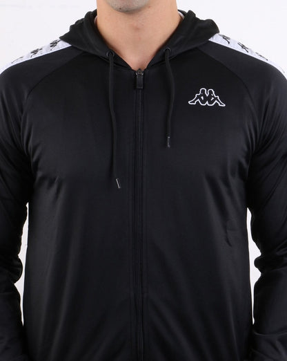 Kappa Banda Zudai Slim Jacke Schwarz/Weiß