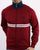 Sergio Tacchini Dallas Track Top Burgundy Red/Navy