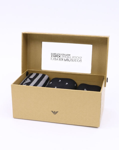 Emporio Armani EA7 Socks Set Black