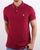 Pretty Green Barton Polo Shirt Dark Red