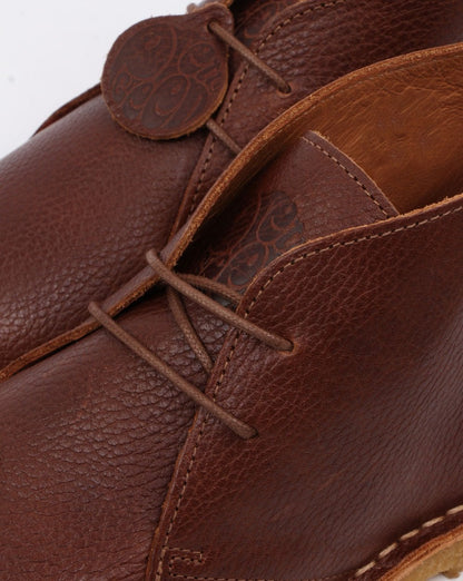 Pretty Green Desert Boot aus Leder in Hellbraun