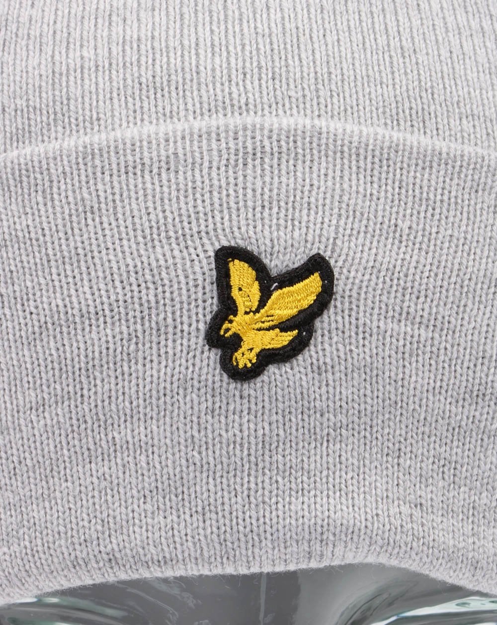 Lyle And Scott Beanie Light Grey Marl