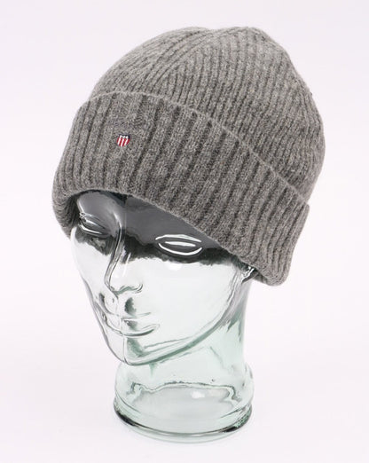 Gant Wollgefütterte Beanie Dunkelgrau