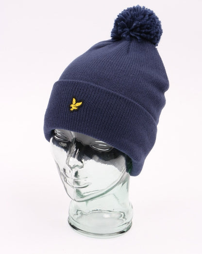 Lyle And Scott Bommelmütze Beanie Marineblau