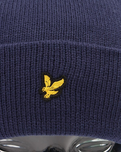 Lyle And Scott Bommelmütze Beanie Marineblau