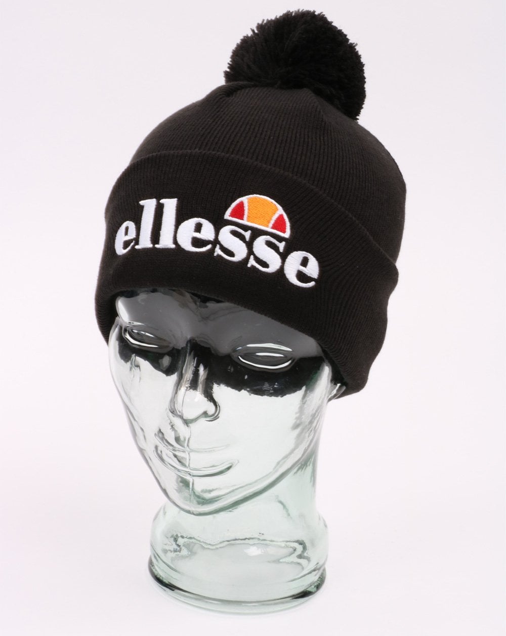 Ellesse Velly Bommelmütze Beanie Schwarz