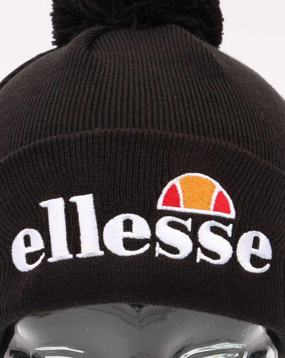 Ellesse Velly Bommelmütze Beanie Schwarz