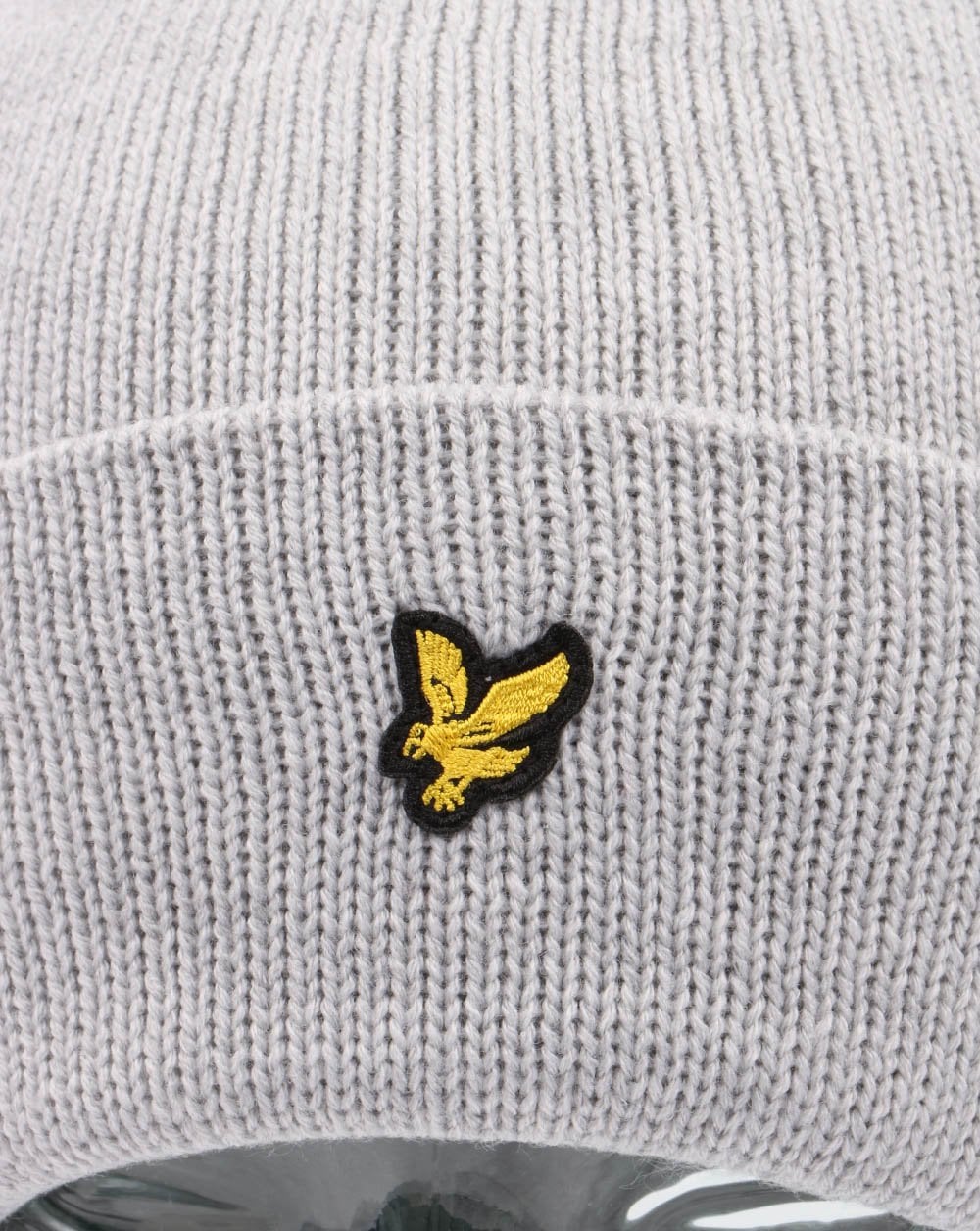 Lyle And Scott – Bommelmütze mit Beanie, Hellgraumeliert