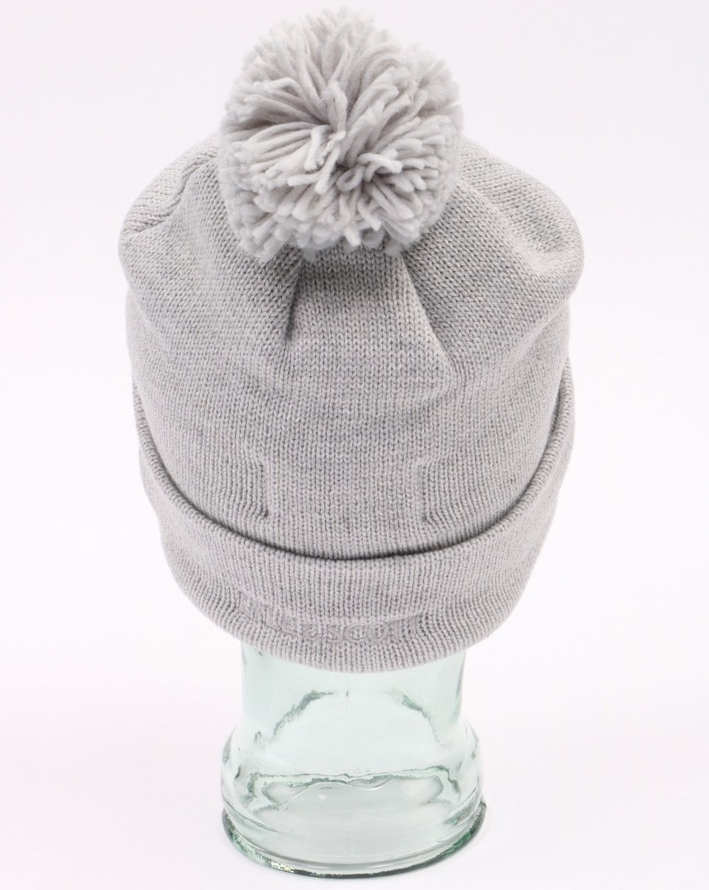 Lyle And Scott – Bommelmütze mit Beanie, Hellgraumeliert