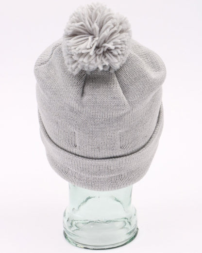 Lyle And Scott – Bommelmütze mit Beanie, Hellgraumeliert