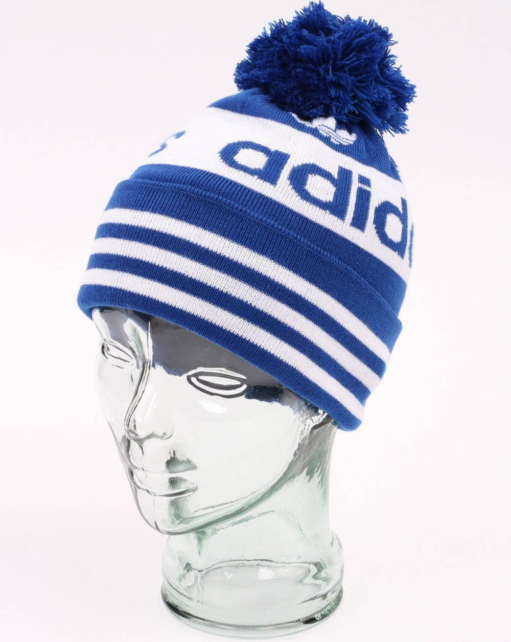 Adidas Originals Jacquard Bommelmütze Beanie Blau