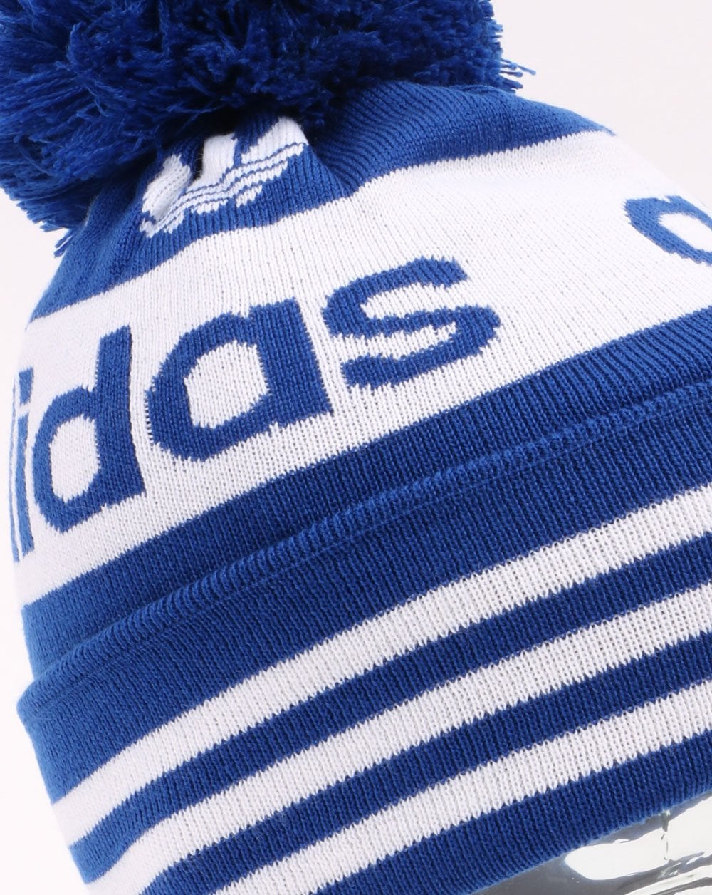 Adidas Originals Jacquard Bobble Hat Beanie Blue