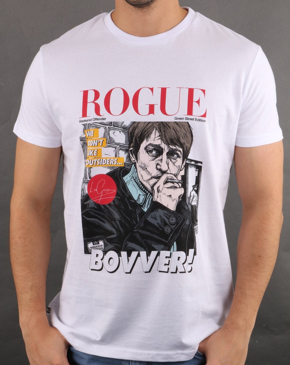 Weekend Offender Rogue Bovver T-Shirt Weiß
