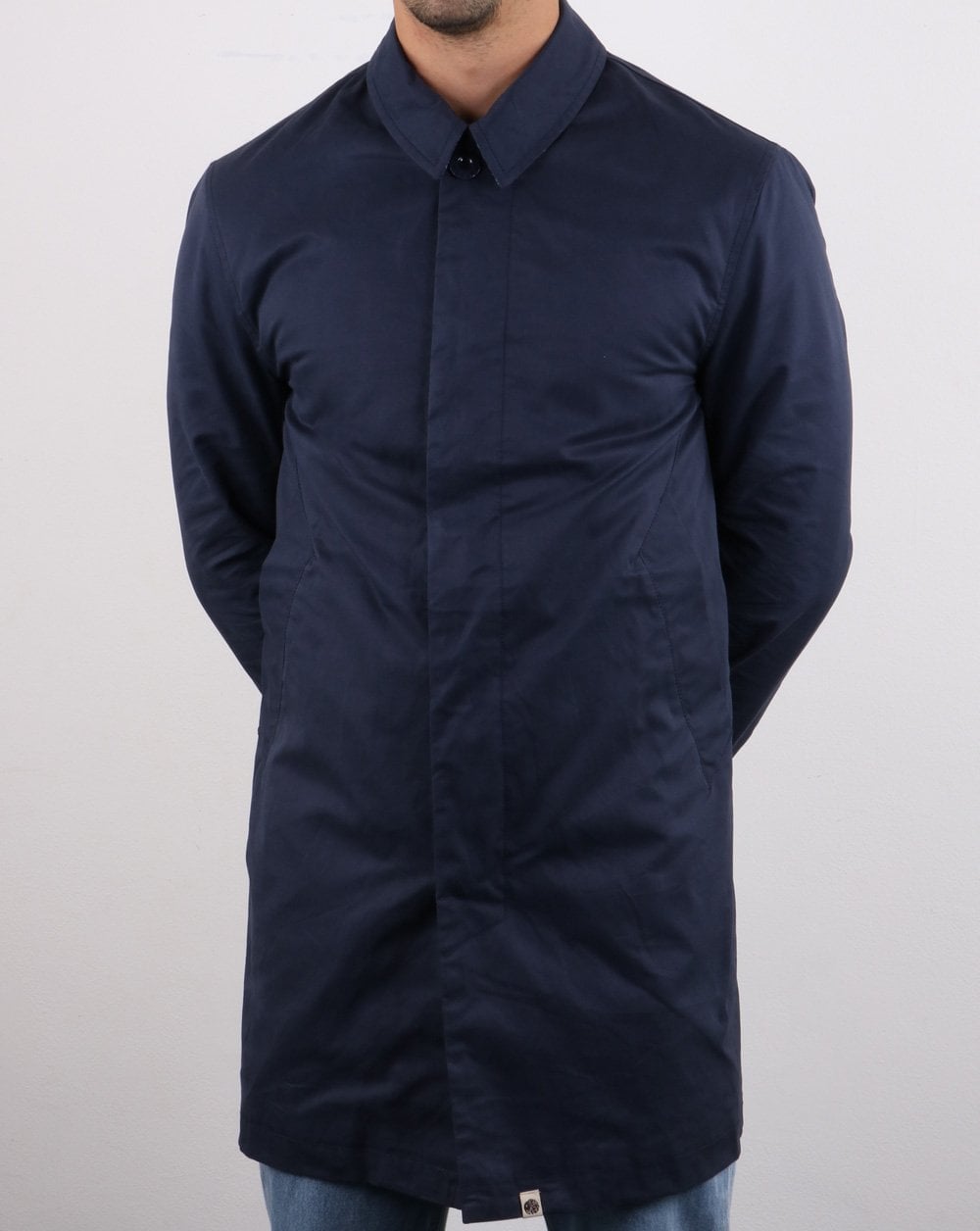 Pretty Green Mac Marineblau