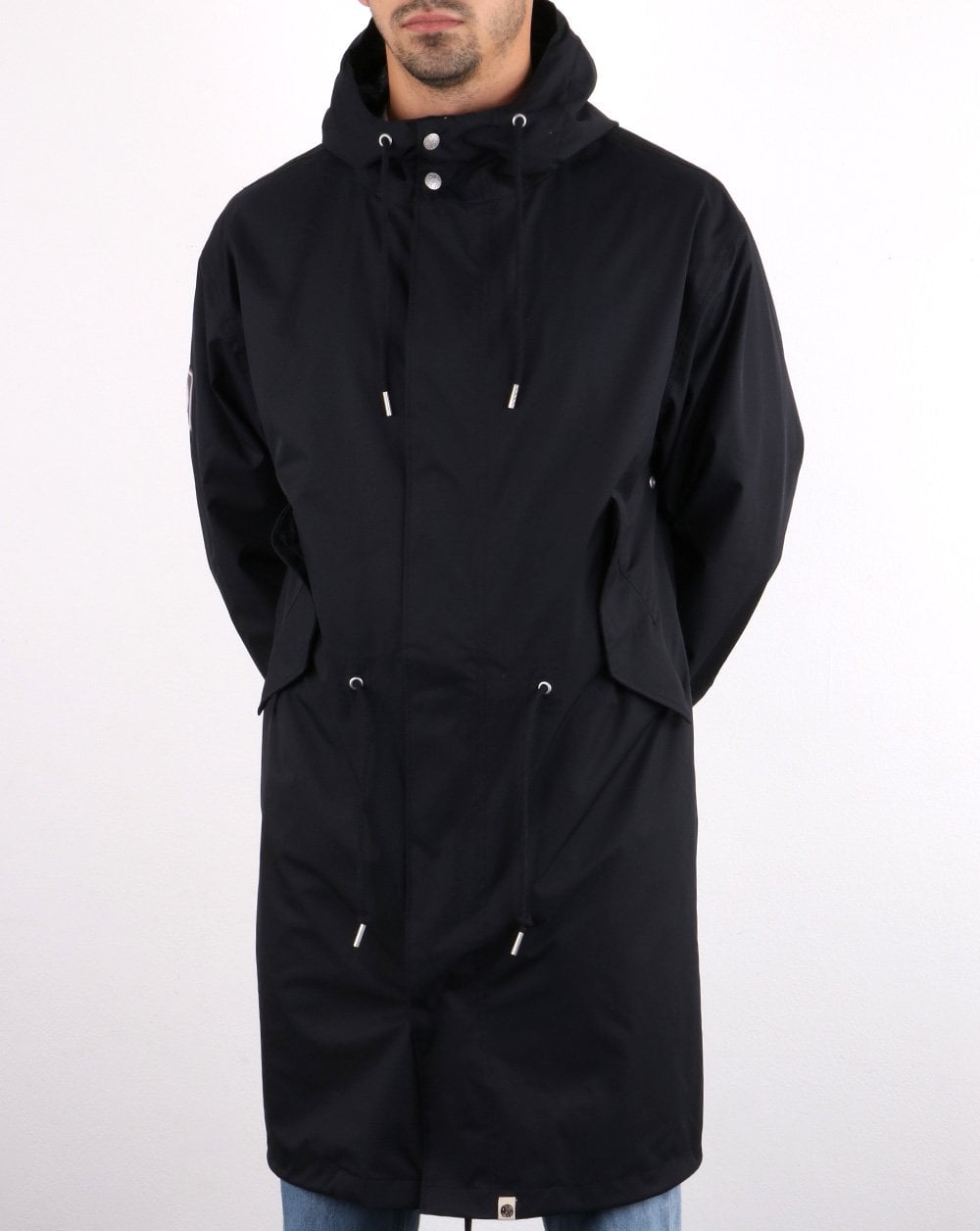 Pretty Green Whiteley Technischer Parka Schwarz