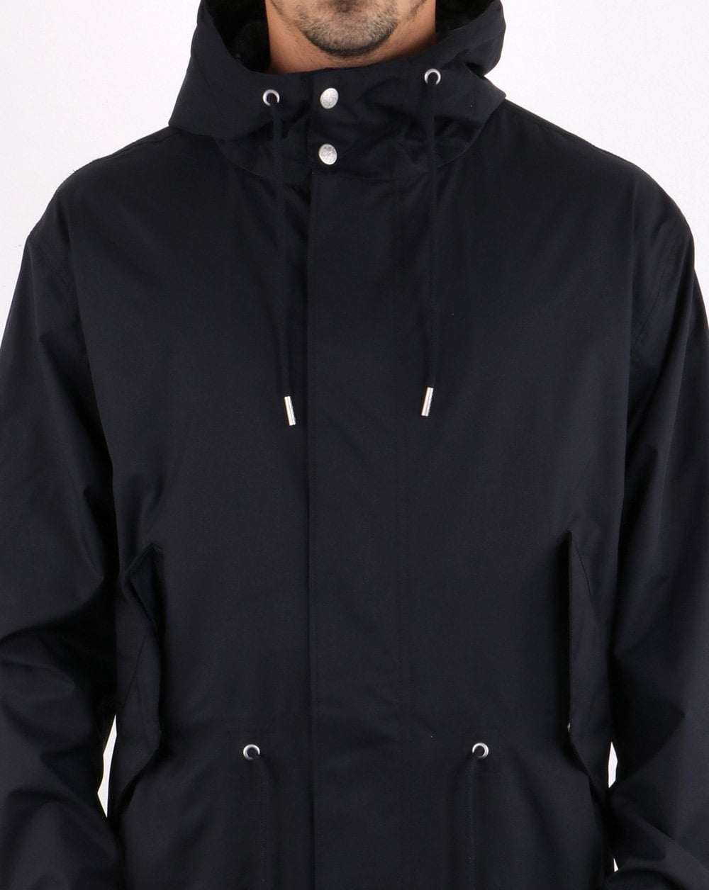 Pretty Green Whiteley Technischer Parka Schwarz