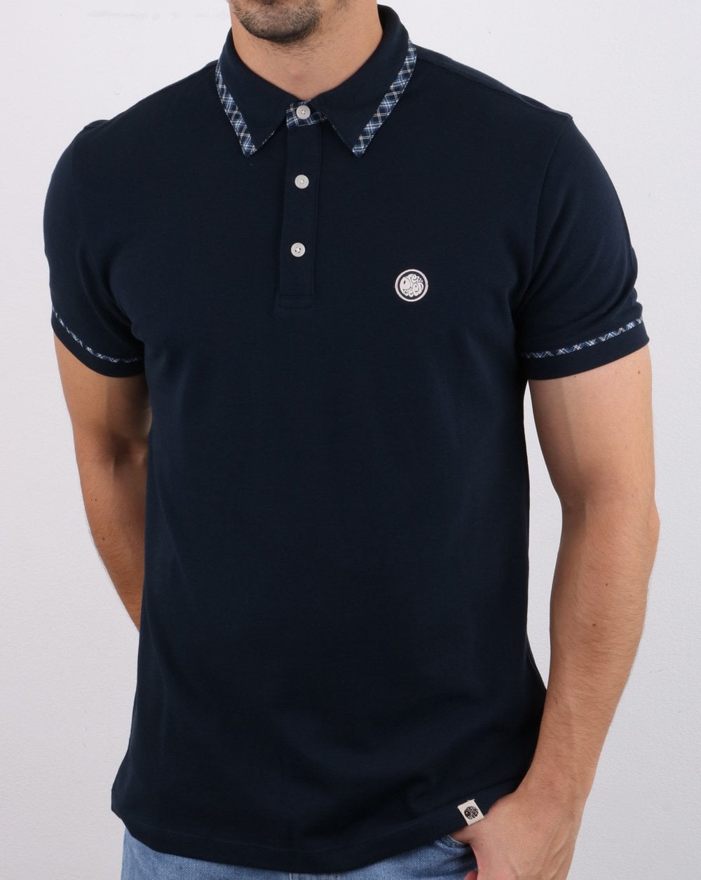 Pretty Green Cheadle Ganton Poloshirt Blau