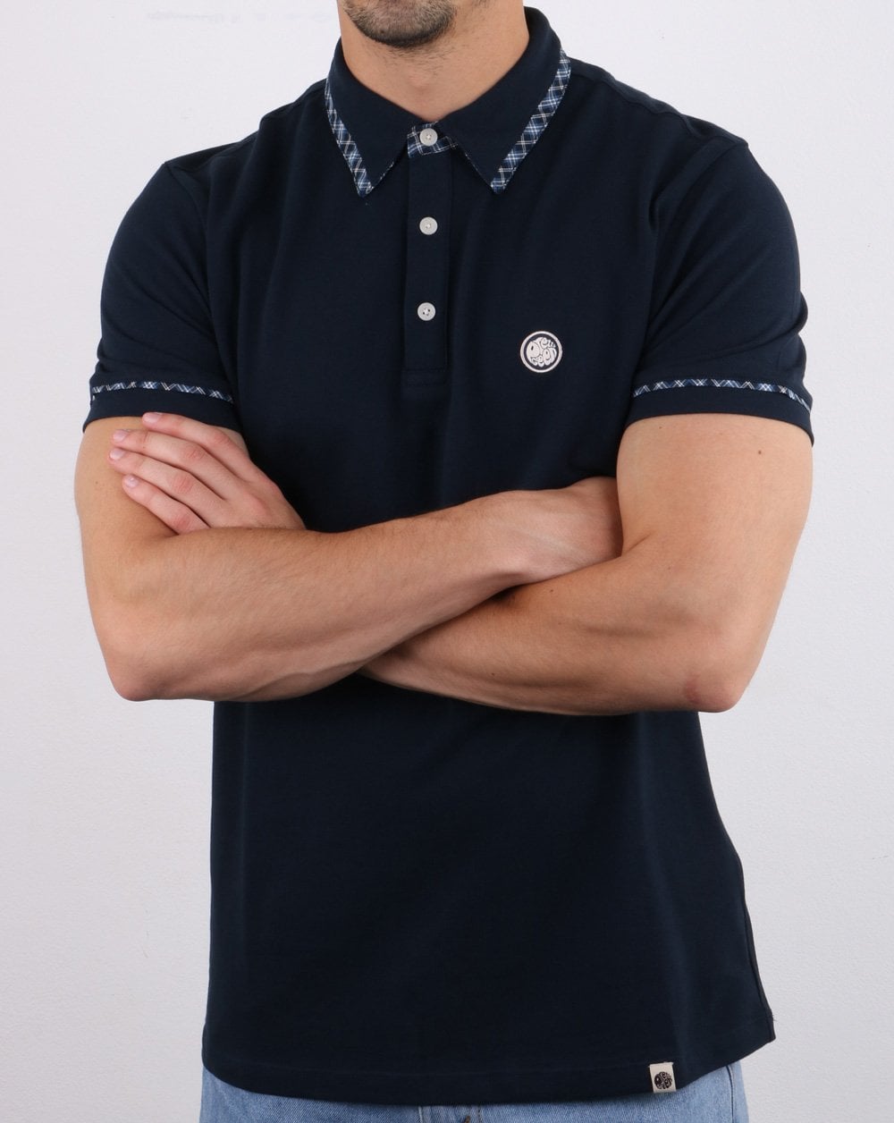 Pretty Green Cheadle Ganton Poloshirt Blau