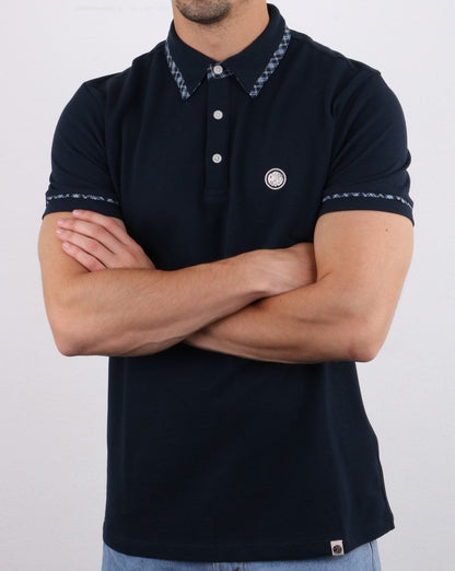 Pretty Green Cheadle Ganton Poloshirt Blau