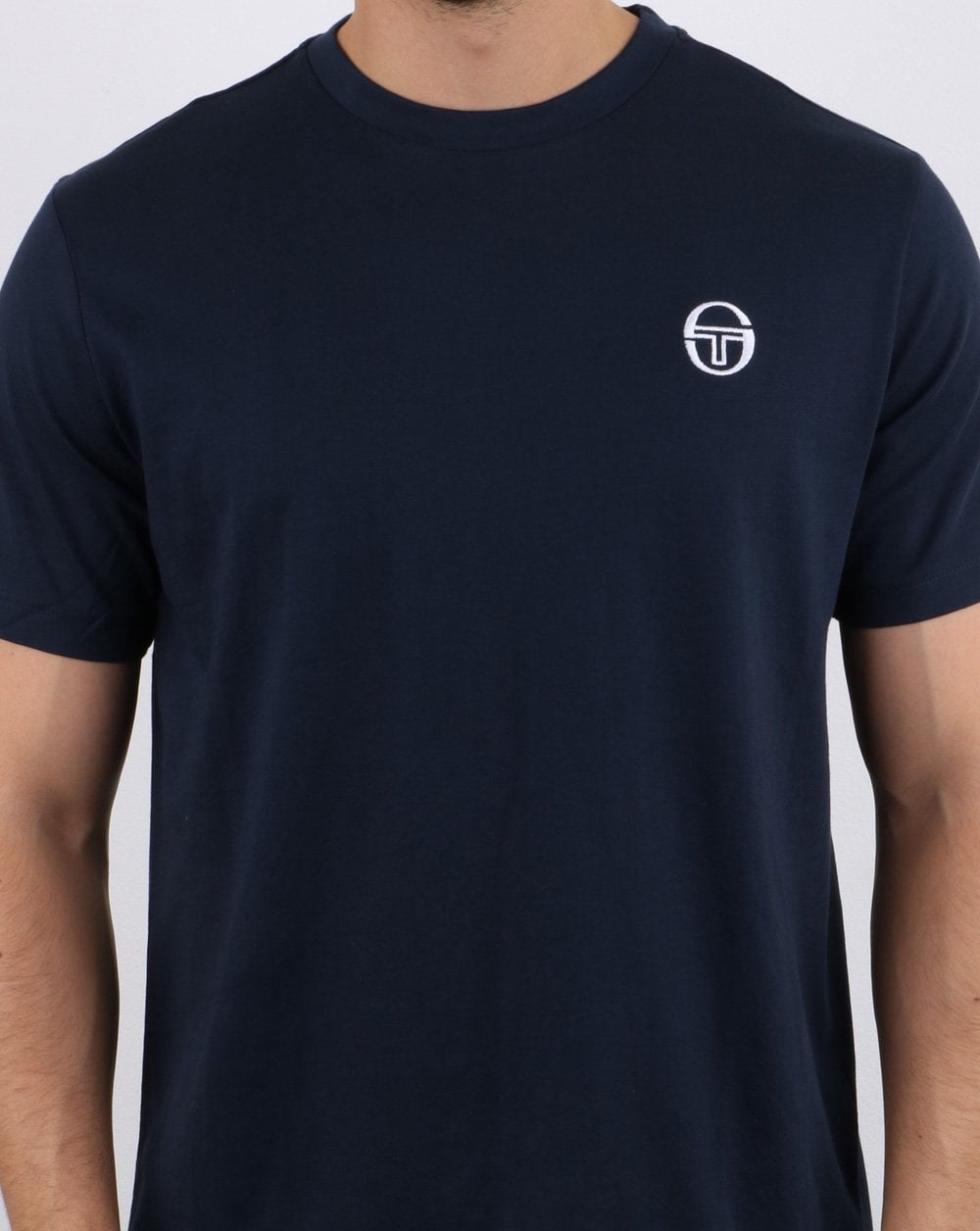 Sergio Tacchini Essentials T-Shirt Marineblau/Weiß